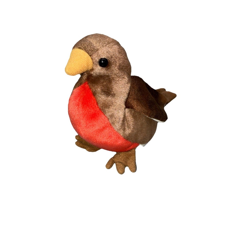Ty Beanie Baby Early the Robin‎ Bird plush 1997 T21